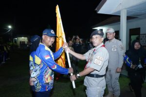 Asisten Pemerintahan dan Kesejahteraan Rakyat Lepas Kontingen Gerakan Pramuka Kwarcab Asahan
