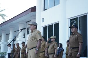 Pimpin Apel Gabungan Wakil Bupati Asahan Minta ASN Terus Bekerja Optimal