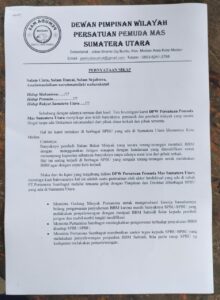 DPW PERSATUAN PEMUDA MAS SUMATERA UTARA Menyatakan Sikap Terhadap Penyalahgunaan BBM Bersubsidi dan Kurangnya Pengawasan di Wilayah Sumatera Utara
