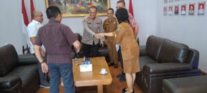 Kapolres Terima Silaturahmi Lembaga Budaya Batak Toba Kabupaten Asahan