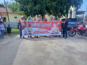 Ceritakan Keluh Kesah Personil Polsek Bandar Pulau Jumat Curhat