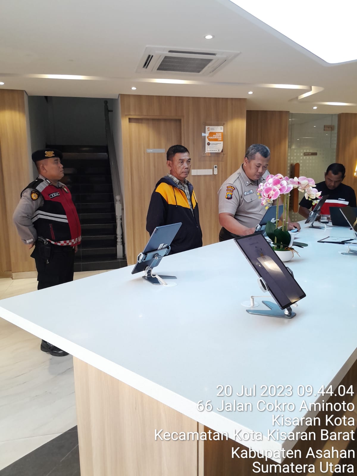 9 Kantor Perbankan Diberikan Pengamanan Oleh Sat Samapta Polres Asahan