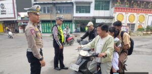 Operasi Patuh Toba 2023 Satlantas Polres Asahan Sosialisasi Kamseltibcar Lantas