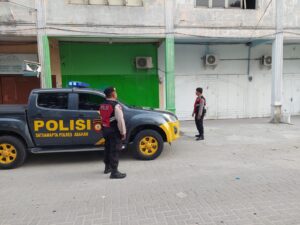 Untuk Memastikan Lokasi Judi Tembak Ikan Tutup Personel Sat Samapta Polres Asahan Lakukan Patroli R-4 dan R-2