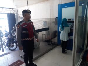 Pengaman Obyek Vital Perbankan Ini Yang Dilakukan Satuan Samapta Polres Asahan