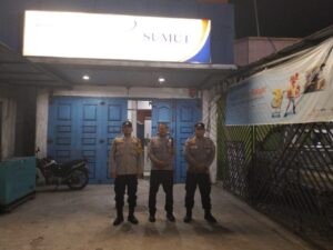 Cegah Gangguan Kamtibmas Personel Polsek Air Joman Patroli Malam