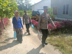 Laksanakan Program Berkah dan Jemari Sipope Ini Yang Dilakukan Personel Polsek Air Joman