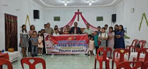 KBO Satnarkoba Polres Asahan Gelar Komidamas di Gereja Presbyterian Missi Indonesia