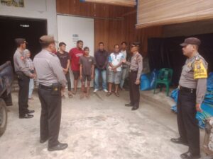 Polsek Air Joman Laksanakan DDS Sampaikan Pesan Kamtibmas