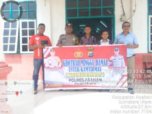 Jaga Situasi Kamtibmas Polsek Air Batu Pengamanan Gereja