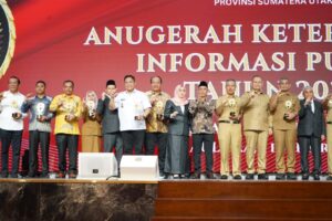 Pemerintah Kabupaten Asahan Raih Anugerah Keterbukaan Informasi Publik