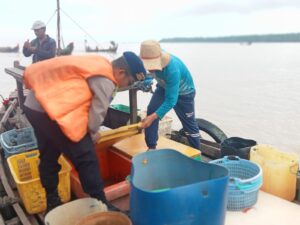Terus ciptakan Rasa Aman di Masyarakat Satpolairud Polres Asahan Gelar Patroli di Perairan Asahan
