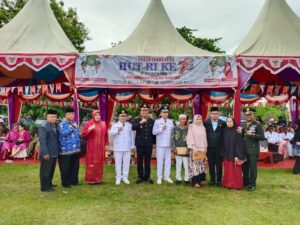 Kapolsek Pulau Raja Mengikuti Upacara Hari HUT RI 78
