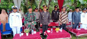 Personil Polsek Air Joman Melaksanakan Upacara Hari Kemerdekaan RI Yang Ke 78