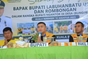 Bupati Labura Laksanakan Bung Desa ke-13 di Desa Kuala Beringin