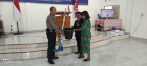 Personel Polres Asahan Laksanakan Khotbah Minggu Damai Kamtibmas
