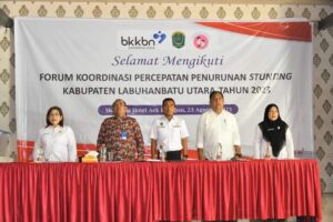 Wakil Bupati Labura Membuka Secara Resmi Kegiatan Forum Koordinasi Percepatan Penurunan Stunting