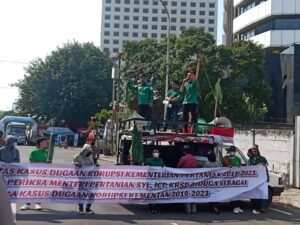 Demo di KPK, PP HIMMAH Minta Tetapkan Status Mentan SYL