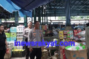 Antisipasi Copet dan Pungli Kapolres Asahan Pantau Situasi Pasar Bakti Kisaran