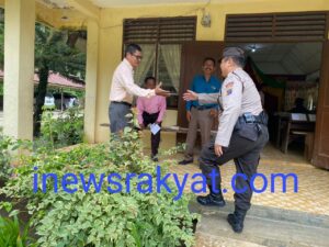 Personel Polsek Bandar Pulau Berikan Penhangaman di Gereja HKBP Desa Aek Songsongan