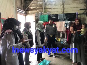 Gelar Bakti Sosial Pengentasan Stunting SI Dokkes Polres Asahan Berikan Bantuan Sosial Kepada Anak-anak Penderita Stunting