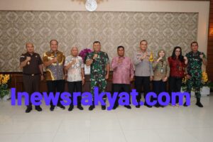 Kapolres Asahan Bersama Bupati Asahan Temu Ramah Bersama Danrem 022/PT