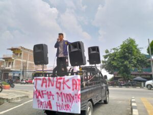 Mahasiswa Mendesak Kapolda Tindak Tegas Mafia Minyak Illegal di Labuhanbatu