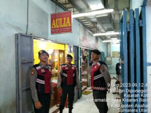 Beri Rasa Aman Sat Samapta Polres Asahan Patroli Kepusat Aktifitas Masyarakat