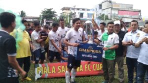 Sadeeva A Untuk yang ke Dua kali Menjuarai pertandingan Turnamen sepak bola Sadeeva Cup II Mini 2023.