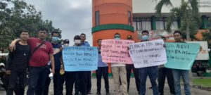 Aksi Depan Poldasu dan BPPW Sumut, GARANSI Bongkar Korupsi Proyek IPA Rp 60 Miliar di Bilah Hilir Labuhanbatu