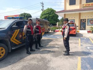 Personel Sat Samapta Polres Asahan Gelar Patroli
