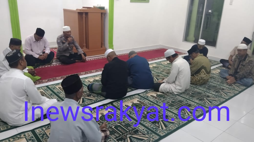 Kapolsek Air Joman dan Personil Polsek Air Joman dalam melaksanakan Gasuling Damas