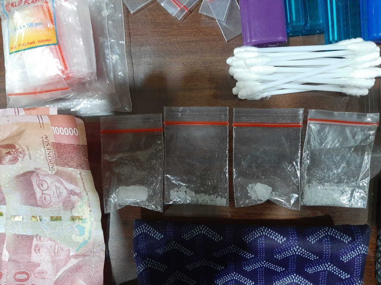 4 Pria Pengedar Sabu Di Tangkap Personil Polsek Simpang Empat