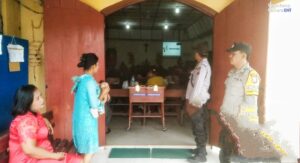 Personil Polsek Air Batu Laksanakan Minggu Kasih di 3 Gereja
