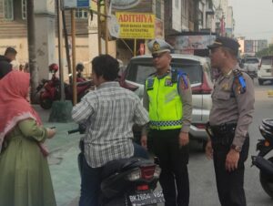Satgas Preemptif Polres Asahan Sosialisasi Sandi Ops Zebra Toba 2023