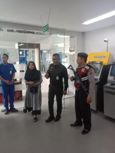 Satuan Samapta Polres Asahan Lakukan Pengamanan di Perbankan