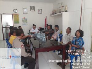 Kanit Reskrim Polsek Bandar Pasir Mandoge Lakukan Problem Solving