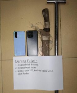 Dua Pelaku Pencurian Hp Ditangkap Unit Reskrim Polsek Bandar Pulau