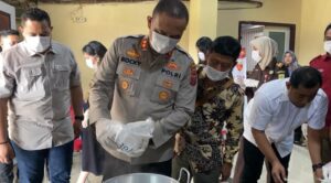 Polres Asahan Musnahkan Barang Bukti Narkotika Jenis Sabu-sabu