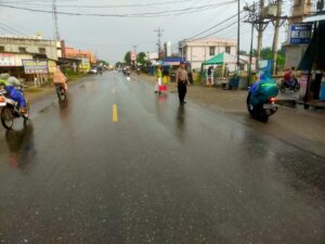 Personel Polsek Pulau Rakyat Gatur Pagi