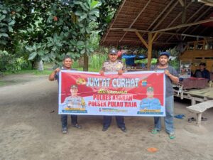 Laksanakan Program 5 Prioritas Kita Polsek Pulau Raja Gelar Jumat Curhat