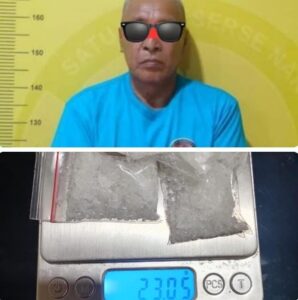 Pria Uzur Ditangkap Satnarkoba Polres Asahan Ketahuan Dagang Narkoba