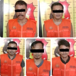 5 Penguna Narkoba Ditangkap Unit Reskrim Polsek Pulau Raja