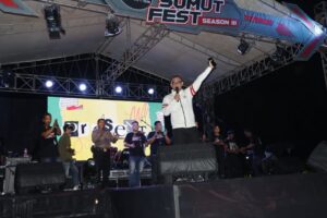 Kapolres Bersama Kasat Reskrim Polres Asahan Hadir Acara Gebyar Music Anak Bangsa