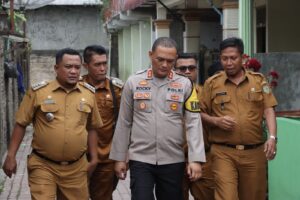 Program Mulia Kapolres Asahan Berikan Bantuan Makanan Penambah Gizi Kepada Penderita Stunting