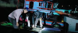 Satpolairud Polres Asahan Patroli di Perairan Asahan