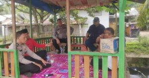 Kapolsek Bandar Pulau Laksanakan Jumat Curhat Dengan Masyarakat Desa Perkebunan Aek Tarum