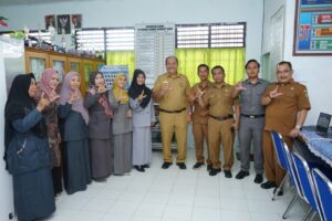 Wakil Bupati Asahan Tinjau Pelaksanaan ANBK Tingkat SD