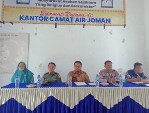 Personel Polsek Air Joman Hadir Rakorpem