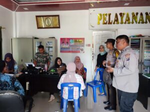 Personil Polsek Prapat janji Gelar Jumat Curhat Komunitas di Desa Urung pane